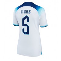 Fotballdrakt Dame England John Stones #5 Hjemmedrakt VM 2022 Kortermet